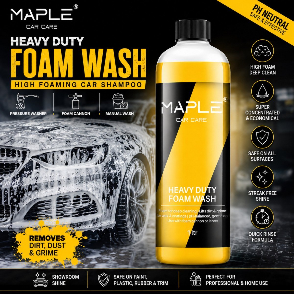 Heavy Duty Foam Wash 3