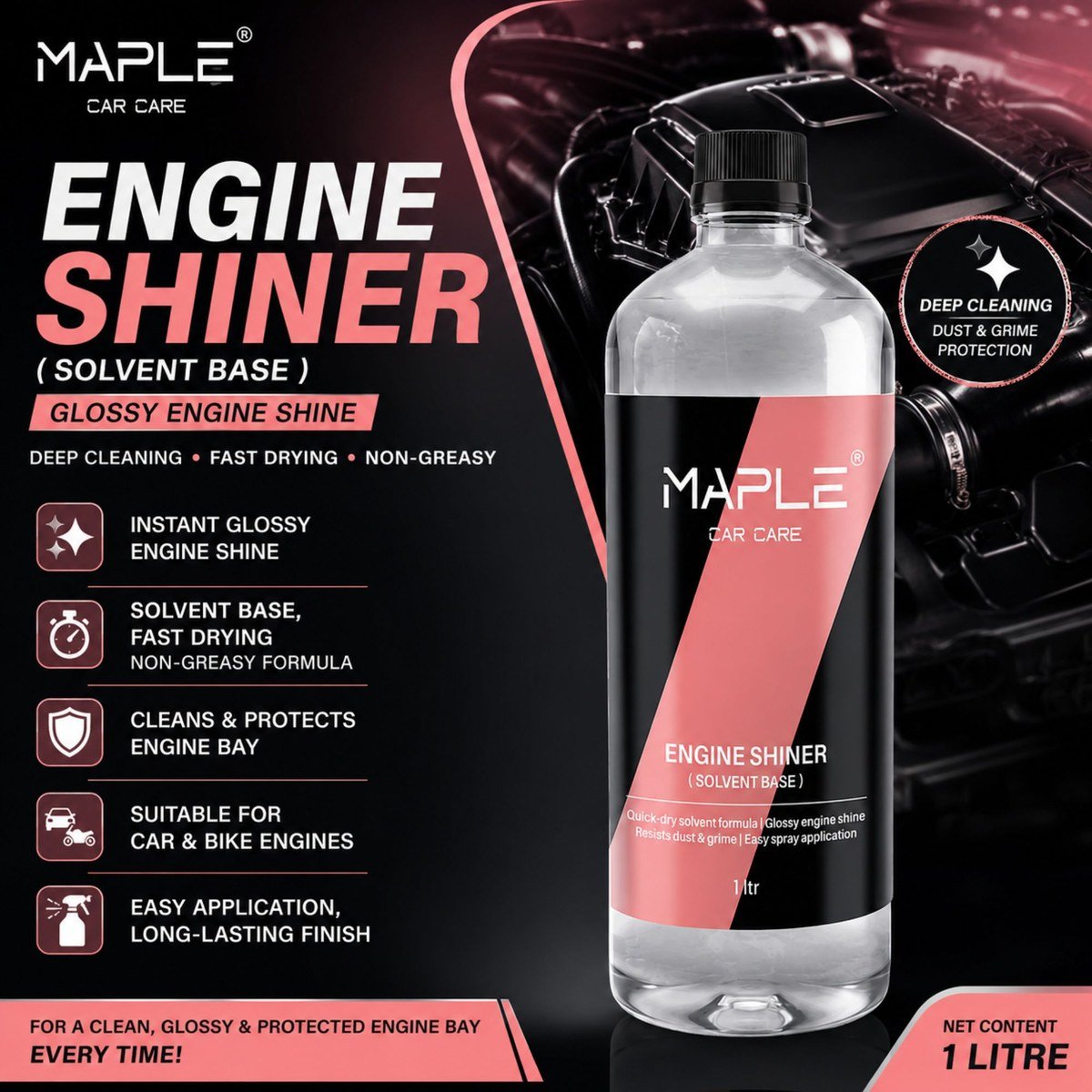 Engine Shiner (Solvent Base) 3